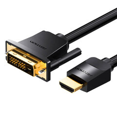 Vention ABFBF, HDMI - DVI, 1 м цена и информация | Кабели и провода | hansapost.ee