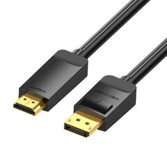 Vention HAGBI, DisplayPort - HDMI, 3 м. цена и информация | Кабели и провода | hansapost.ee