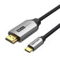 Vention CRBBF, USB-C - HDMI, 1 m hind ja info | Juhtmed ja kaablid | hansapost.ee