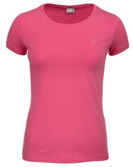 T-särk naistele 4F H4Z22, roosa цена и информация | Женские футболки | hansapost.ee