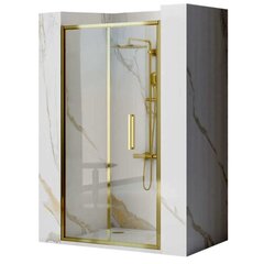 Dušo durys REA Rapid Fold Gold, 90 cm цена и информация | Душевые двери и стены | hansapost.ee