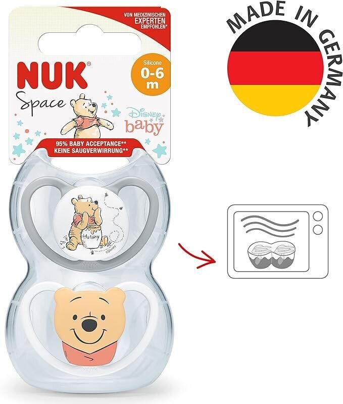 Lutt Nuk Disney 730907, 0-6 kuud, 2 tk. цена и информация |  Lutid | hansapost.ee