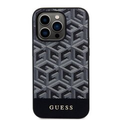 Guess PU G Cube MagSafe Case for iPhone 15 Pro Black цена и информация | Чехлы для телефонов | hansapost.ee
