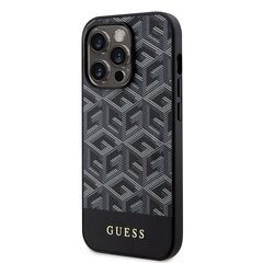 Guess PU G Cube MagSafe Case for iPhone 15 Pro Black цена и информация | Чехлы для телефонов | hansapost.ee