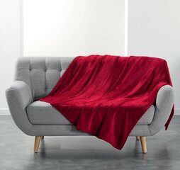 Pleed Flanou, punane, 125 x 150 cm price and information | Plaids, bedspreads and day blankets | hansapost.ee