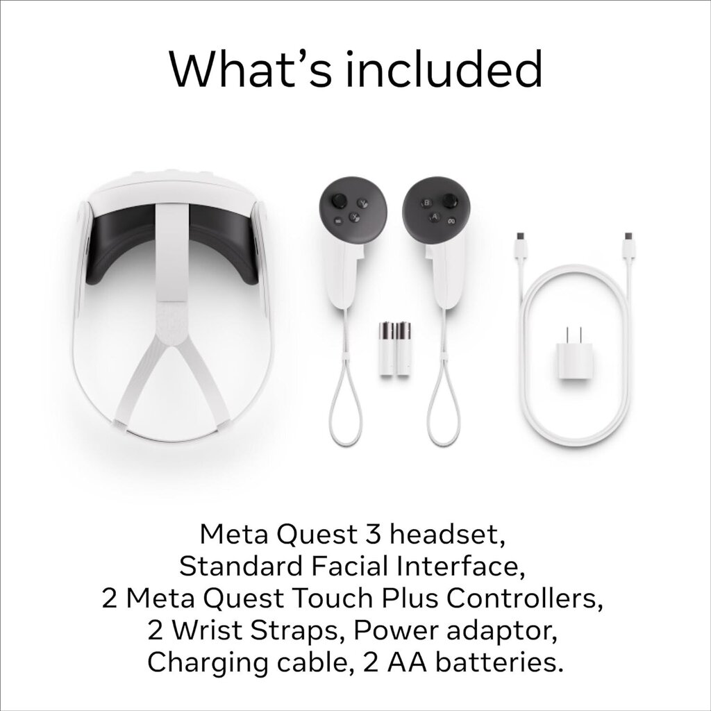 Virtuaalse reaalsuse prillid Meta Quest 3 All-in-one VR – 512 GB hind ja info | Virtuaalreaalsuse ehk VR-prillid | hansapost.ee