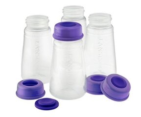 Plastikust pudelid, Lansinoh 4 tk hind ja info | Lutipudelid ja tarvikud | hansapost.ee