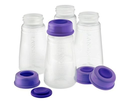 Plastikust pudelid, Lansinoh 4 tk цена и информация | Lutipudelid ja tarvikud | hansapost.ee