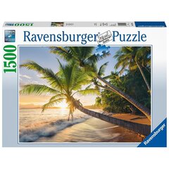 Пазл Ravensburger 1500 деталей, скрытый пляж цена и информация | Пазлы | hansapost.ee