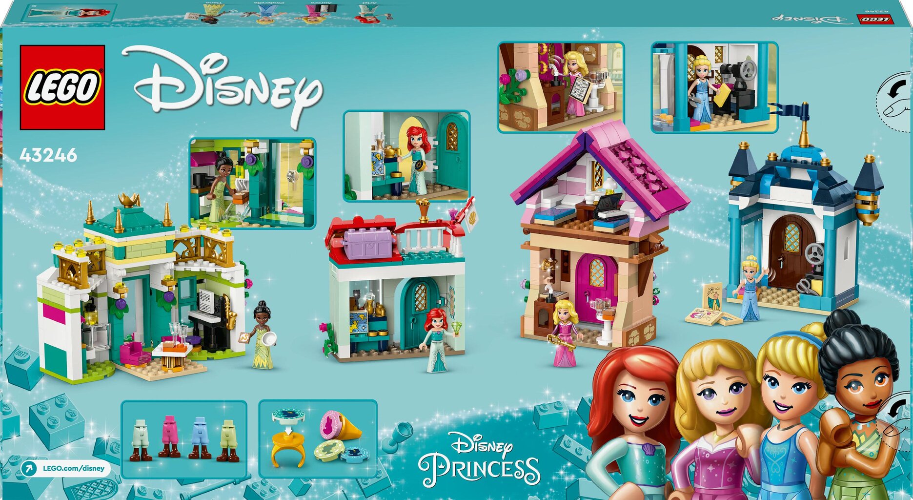 43246 Lego® Disney printsessi seiklused turul цена и информация | Klotsid ja konstruktorid | hansapost.ee