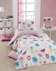 Laste voodipesukomplekt Flamingos, 160x220, 3-osaline hind ja info | Laste voodipesu | hansapost.ee