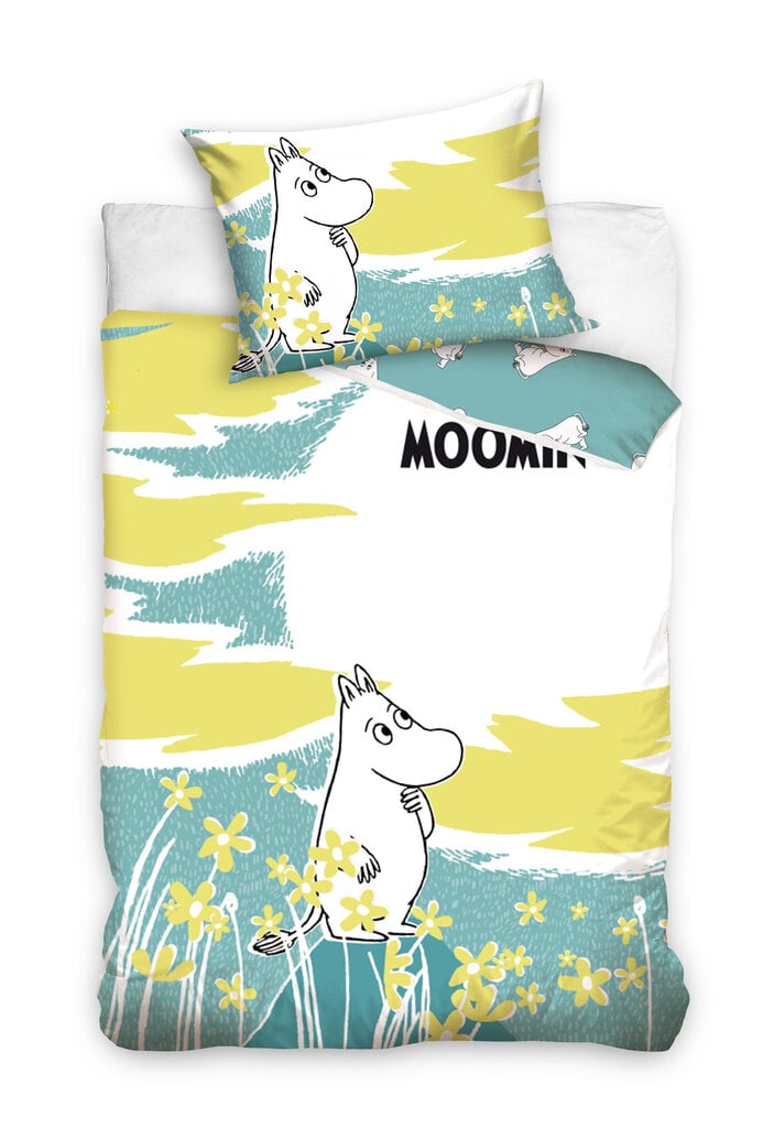 Laste voodipesukomplekt Moomin 100x135 cm, 2-osaline цена и информация | Laste voodipesu | hansapost.ee