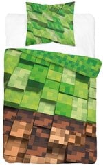 Покрывало для постельного белья Minecraft, 160x200 см, 2 части цена и информация | Детское постельное бельё | hansapost.ee
