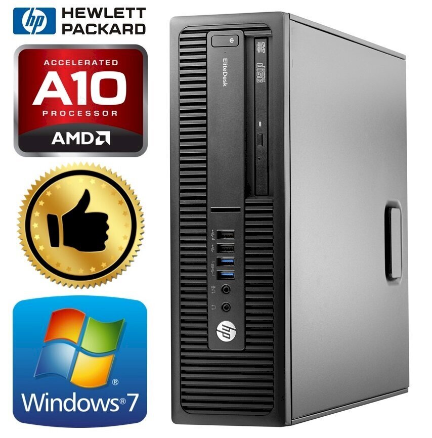 Defektiga toode. HP 705 G2 SFF A10 PRO-8750B 8GB 480SSD+2TB WIN7Pro [refurbished] hind ja info | Defektiga tooted | hansapost.ee