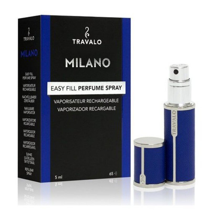 Täidetav parfüümipudel Travalo Milano Blue, 5 ml цена и информация | Parfüümid naistele | hansapost.ee