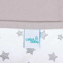 CebaBaby плед Jersey 90x100 серые - звезды, серый цена и информация | Детское постельное бельё | hansapost.ee