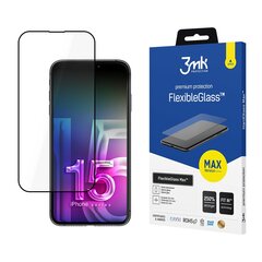 Apple iPhone 15 Plus - 3mk FlexibleGlass Max™ screen protector цена и информация | Защитные пленки для телефонов | hansapost.ee