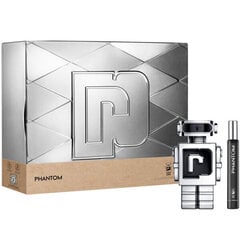 Komplekt Paco Rabanne Phantom meestele: tualettvesi EDT, 50 ml + 10 ml цена и информация | Мужские духи | hansapost.ee