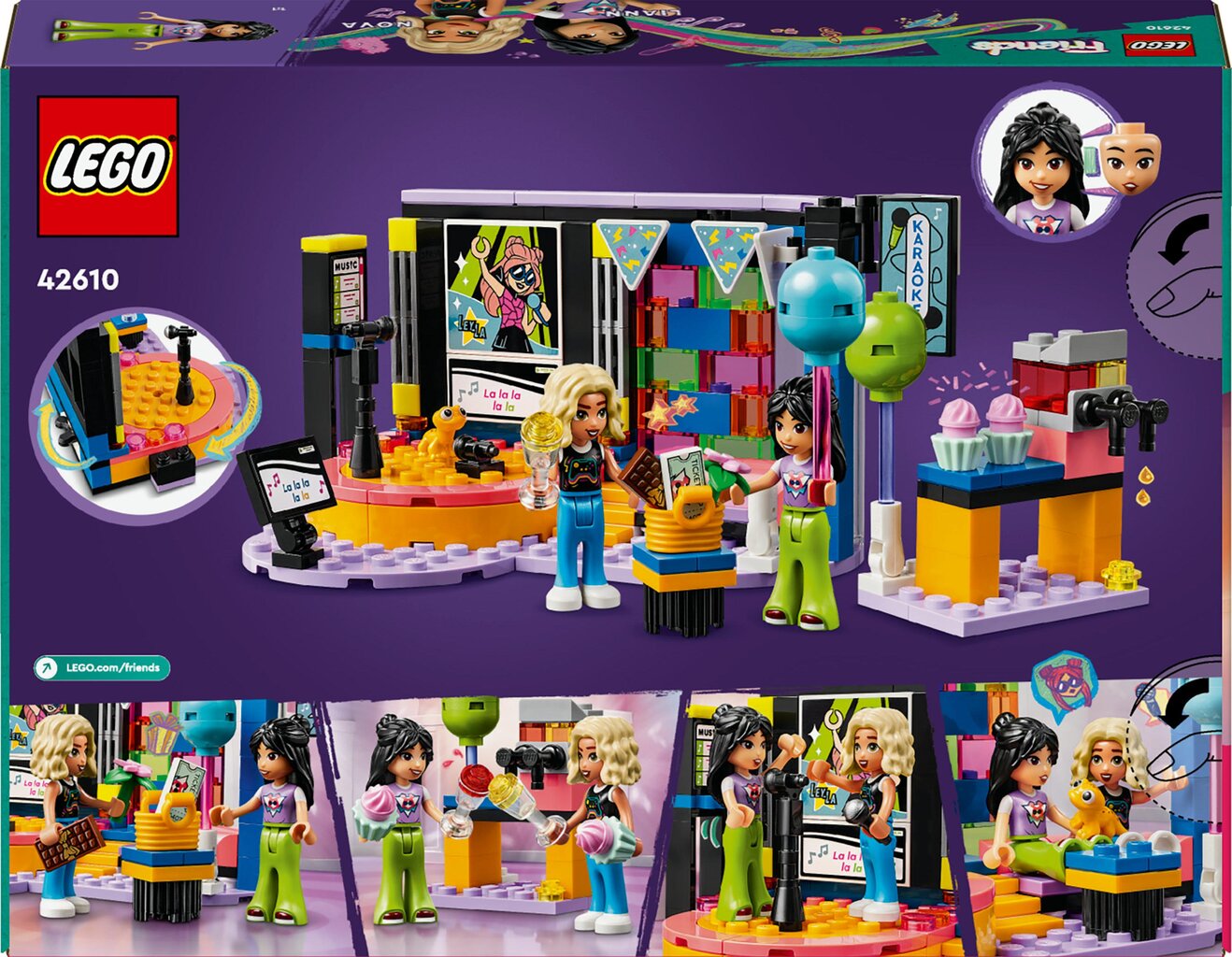 42610 Lego® Friendsi karaokepidu цена и информация | Klotsid ja konstruktorid | hansapost.ee