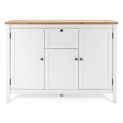 Комод Bergen Credenza, белый/коричневый цена и информация | Комоды | hansapost.ee