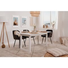 Обеденный стол Denver, белый цена и информация | Кухонные и обеденные столы | hansapost.ee