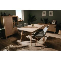 Обеденный стол, коричневый цена и информация | Кухонные и обеденные столы | hansapost.ee