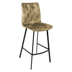 Барный стул Afton, коричневый бархат цена и информация | Стулья для кухни и столовой | hansapost.ee