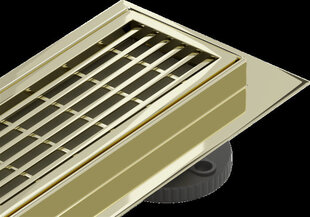 Duši äravool Mexen Flat 360 M33, Gold, 50 cm hind ja info | Duširennid | hansapost.ee