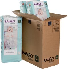 Orgaanilised püksmähkmed Bambo Nature 4 (7-14 kg), 120 tk. hind ja info | Mähkmed, riidest mähkmed | hansapost.ee