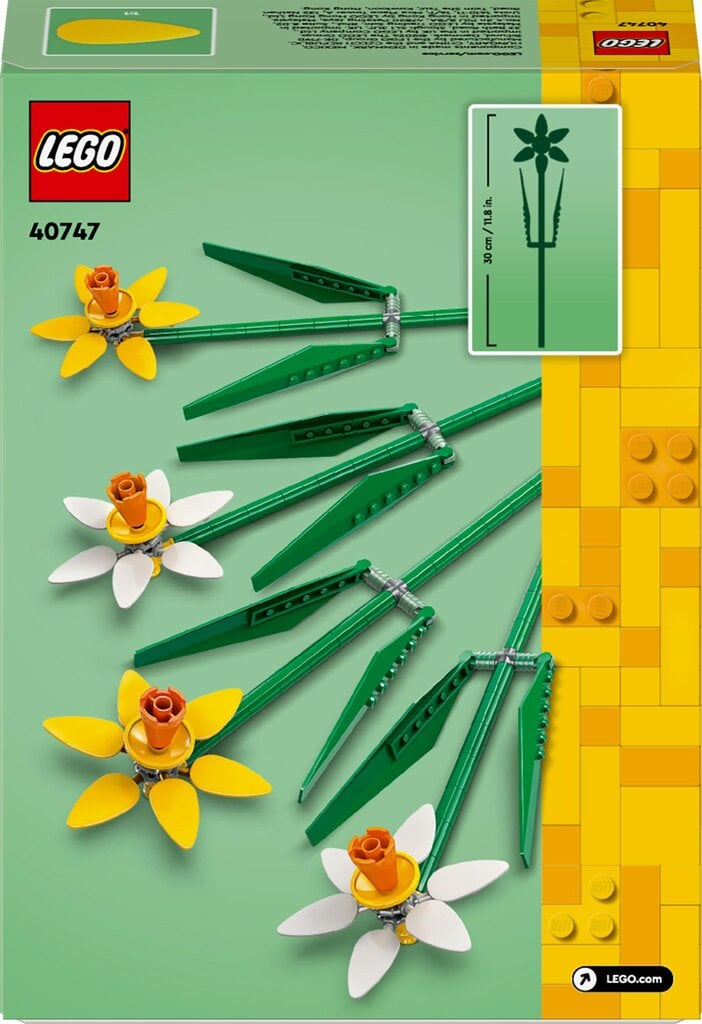 40747 LEGO® nartsisside pühadekingitus цена и информация | Klotsid ja konstruktorid | hansapost.ee