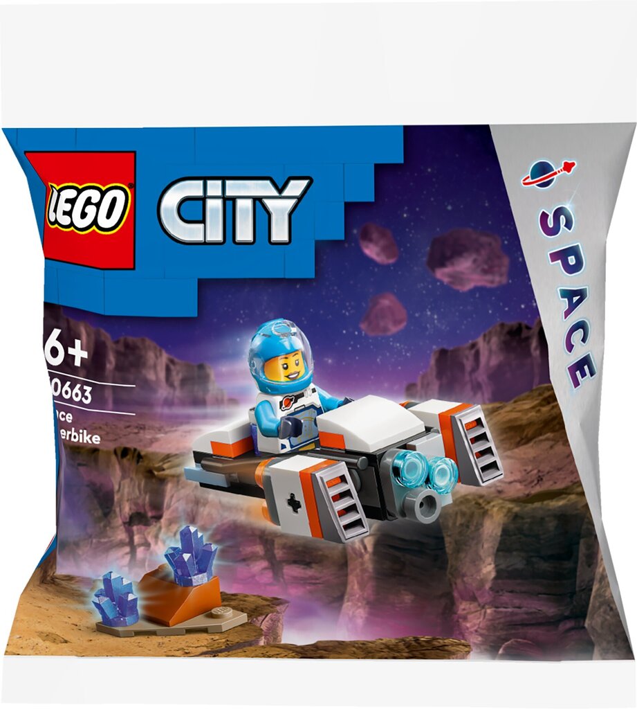 30663 LEGO® City Lendav kosmose mootorratas hind ja info | Klotsid ja konstruktorid | hansapost.ee