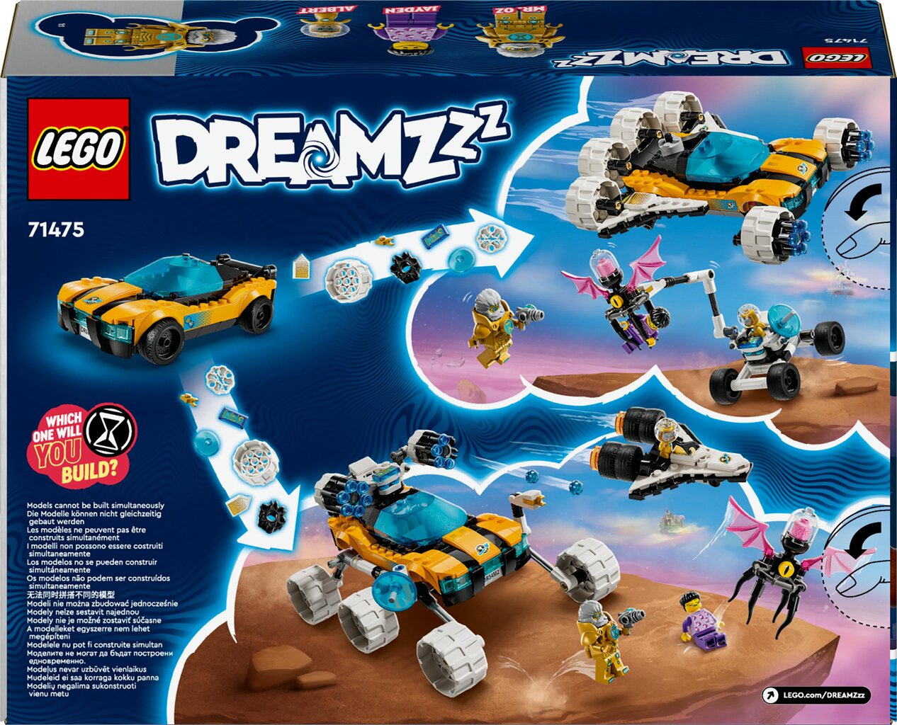 71475 Lego® Dreamzzz Hr Ozi kosmoseauto цена и информация | Klotsid ja konstruktorid | hansapost.ee