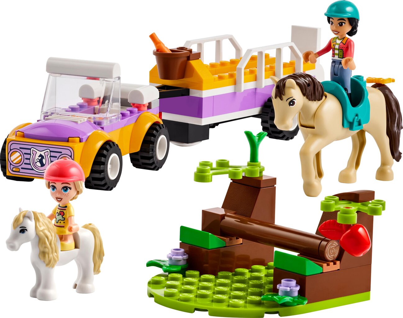 42634 Lego® Friends Hobuse ja poni haagis цена и информация | Klotsid ja konstruktorid | hansapost.ee