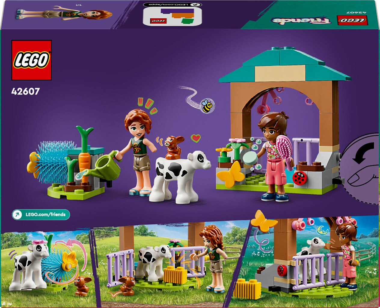42607 Lego® Friends Autumn's lehmakuur цена и информация | Klotsid ja konstruktorid | hansapost.ee