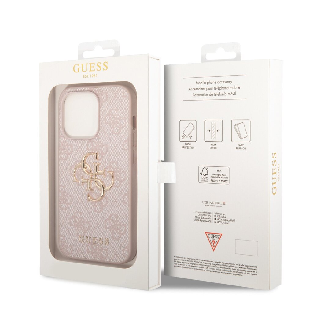 Guess PU 4G Metal Logo Case hind ja info | Telefonide kaitsekaaned ja -ümbrised | hansapost.ee