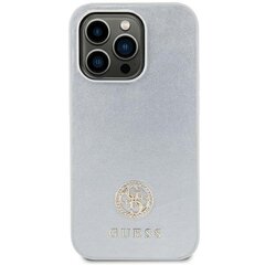 Guess GUHCP15SPS4DGPS iPhone 15 6.1" srebrny|silver hardcase Strass Metal Logo цена и информация | Чехлы для телефонов | hansapost.ee