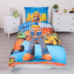 Voodipesukomplekt Bob the Builder 140 x 200 cm + padjapüür 70 x 90 cm hind ja info | Laste voodipesu | hansapost.ee