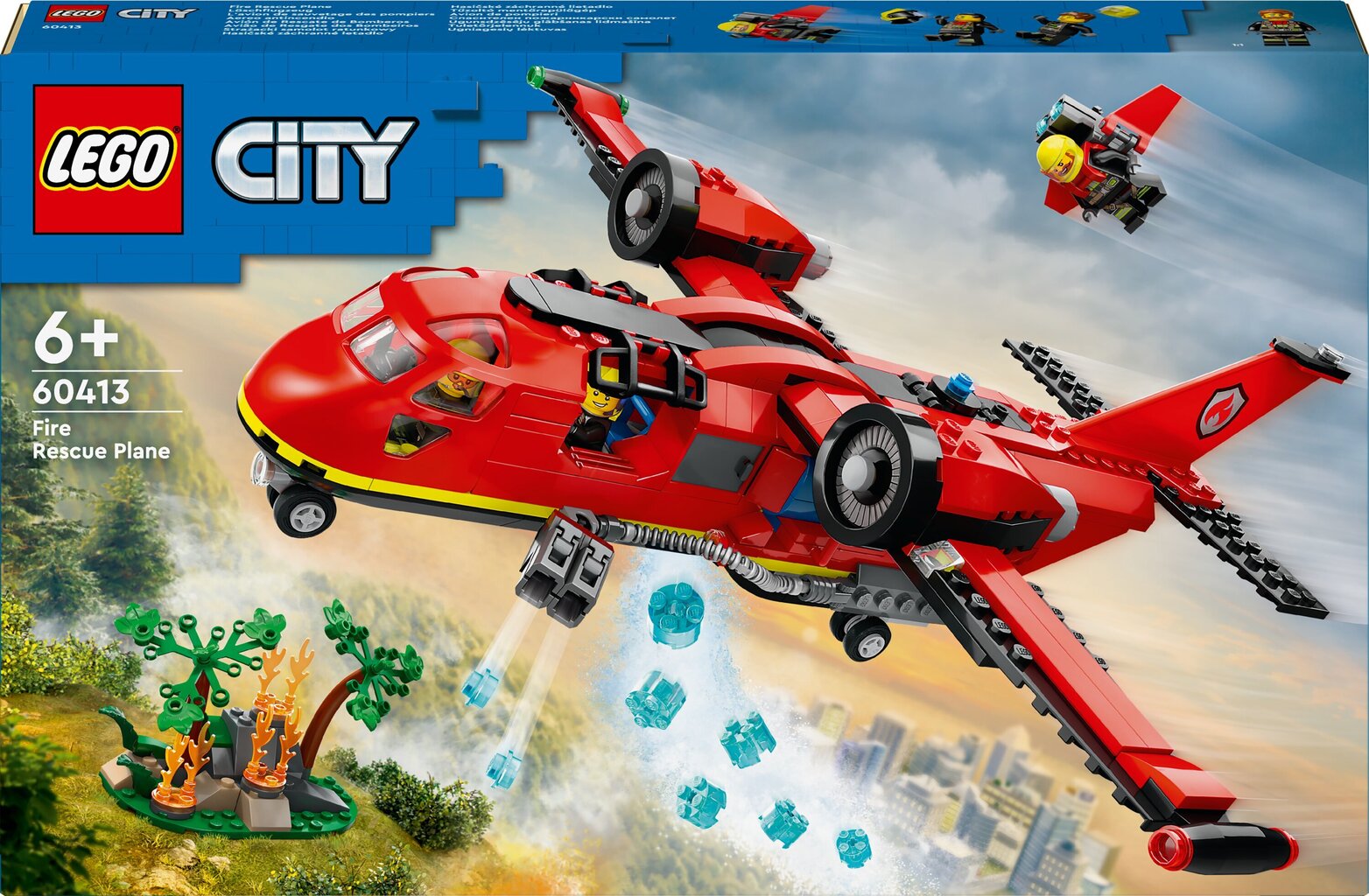 60413 LEGO® CITY Самолет пожарников цена | hansapost.ee