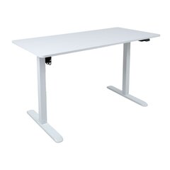 Письменный стол Ergo Light с 1 мотором 120х60см, белый цена и информация | Компьютерные, письменные столы | hansapost.ee