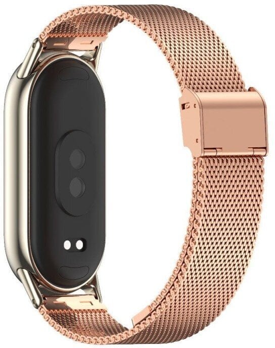 Tech-Protect kellarihm MilaneseBand Xiaomi Smart Band 8, rose gold цена и информация | Nutikellade aksessuaarid ja tarvikud | hansapost.ee