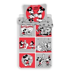 Voodipesukomplekt Minnie & Mickey 140 x 200 cm + padjapüür 70 x 90 cm hind ja info | Laste voodipesu | hansapost.ee