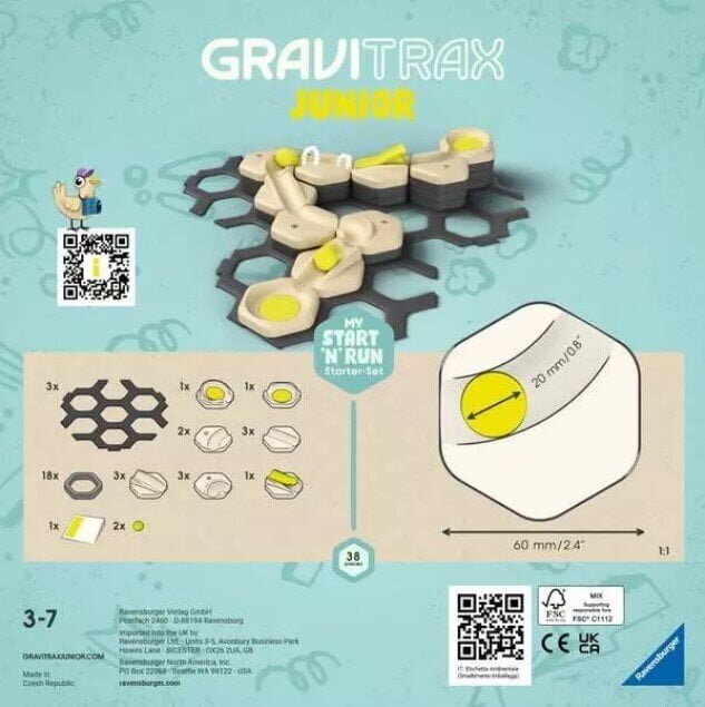 Ravensburger GraviTrax Junior Starter Kit цена и информация | Mänguasjad poistele | hansapost.ee