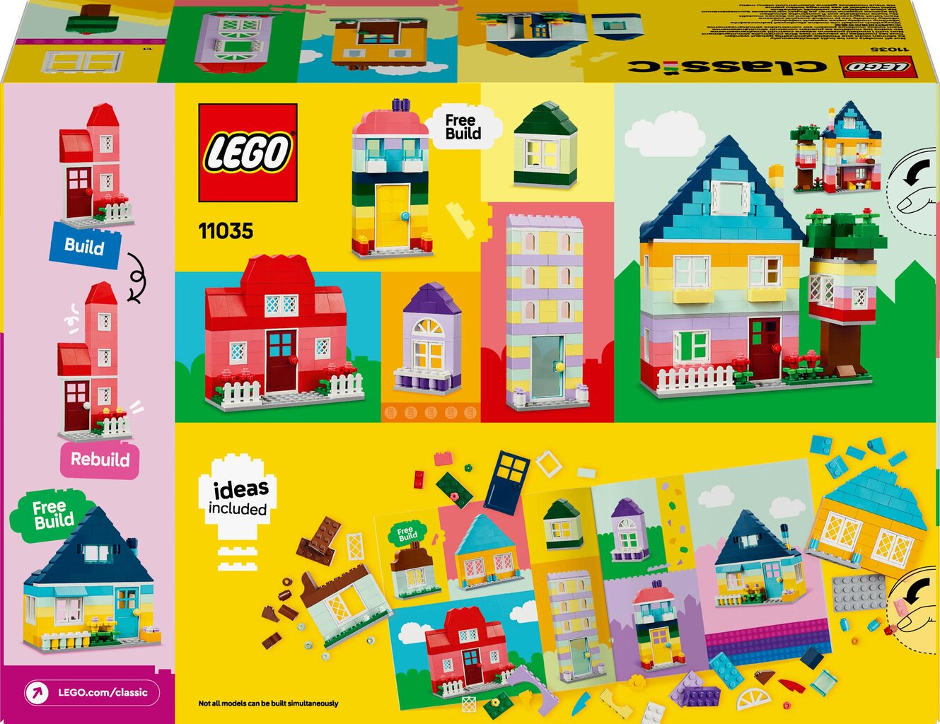 11035 Lego® Classic Loominguline maja цена и информация | Klotsid ja konstruktorid | hansapost.ee
