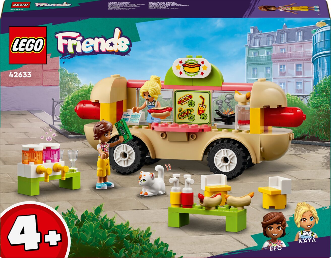 42633 Lego® Friends Hot dogi käru цена и информация | Klotsid ja konstruktorid | hansapost.ee