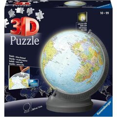 3D puslepall valgustusega Ravensburger 540 tk Gloobus hind ja info | Pusled lastele ja täiskasvanutele | hansapost.ee