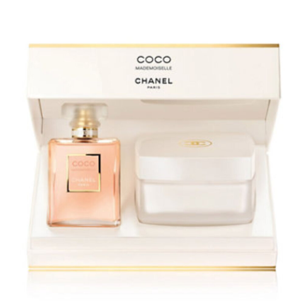 Kinkekomplekt Chanel Coco Mademoiselle naistele: niisutav kehakreem, 150 g + tualettvesi Coco Mademoiselle EDT, 50 ml hind ja info | Parfüümid naistele | hansapost.ee