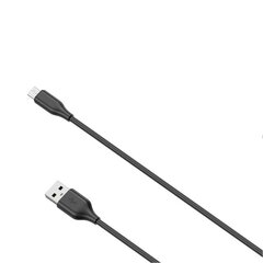 Riversong kabelis Beta 09 USB - microUSB 1,0m 3A juodas CM85 цена и информация | Borofone 43757-uniw | hansapost.ee