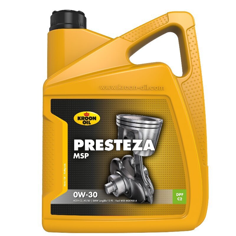 Kroon-Oil Presteza MSP 0W-30 5l hind ja info | Mootoriõlid | hansapost.ee