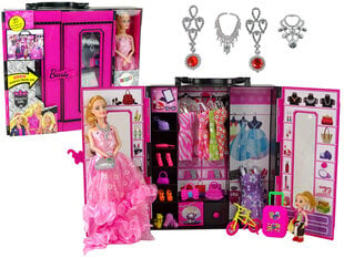 Nukk koos riidekapiga Lean Toys price and information | Toys for girls | hansapost.ee