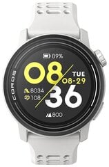 Coros Pace 3 GPS Sport Watch White w/ Silicone Band цена и информация | Смарт-часы (smartwatch) | hansapost.ee